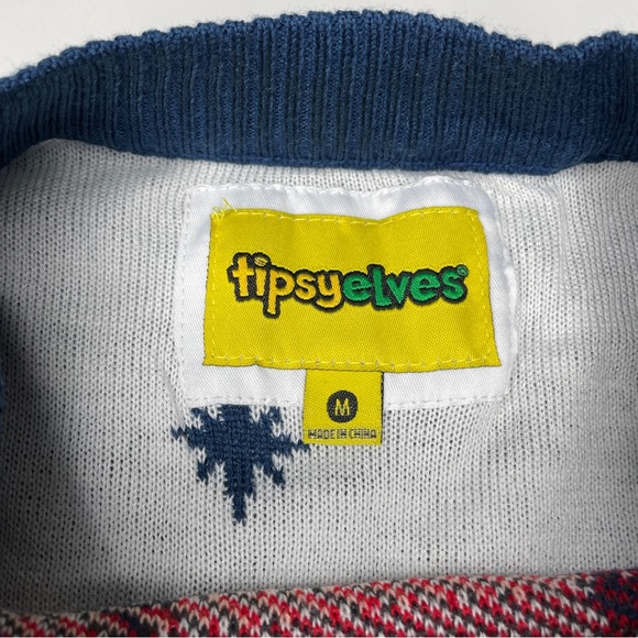 Tipsy Elves Christmas Sweater Santa Size M - Picture 5 of 7